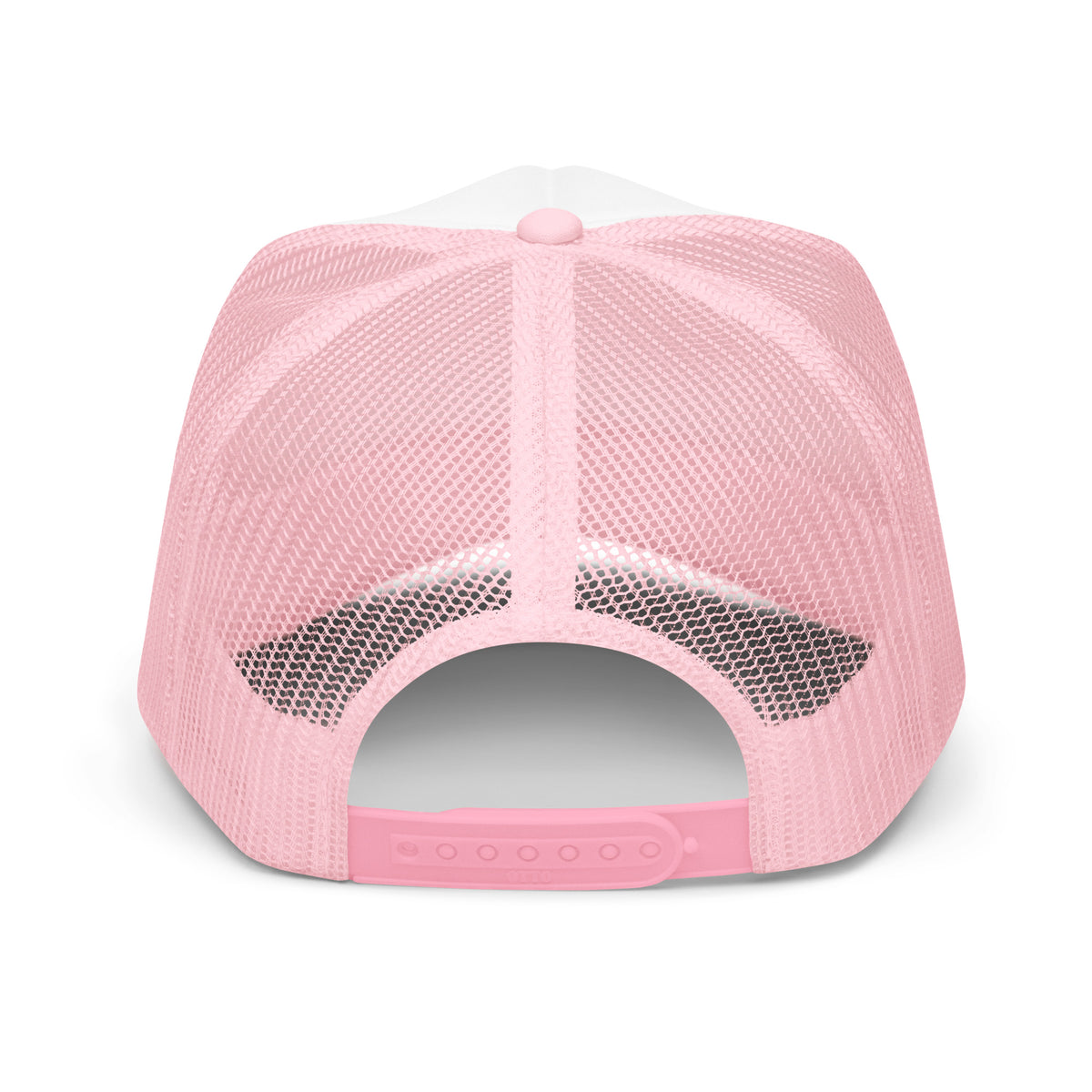 WHITE EMBROIDERED THAT' CAP Foam trucker hat