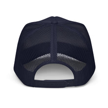 BLUE AND PURPLE CARBON TO CRYSTALLINE Foam trucker hat