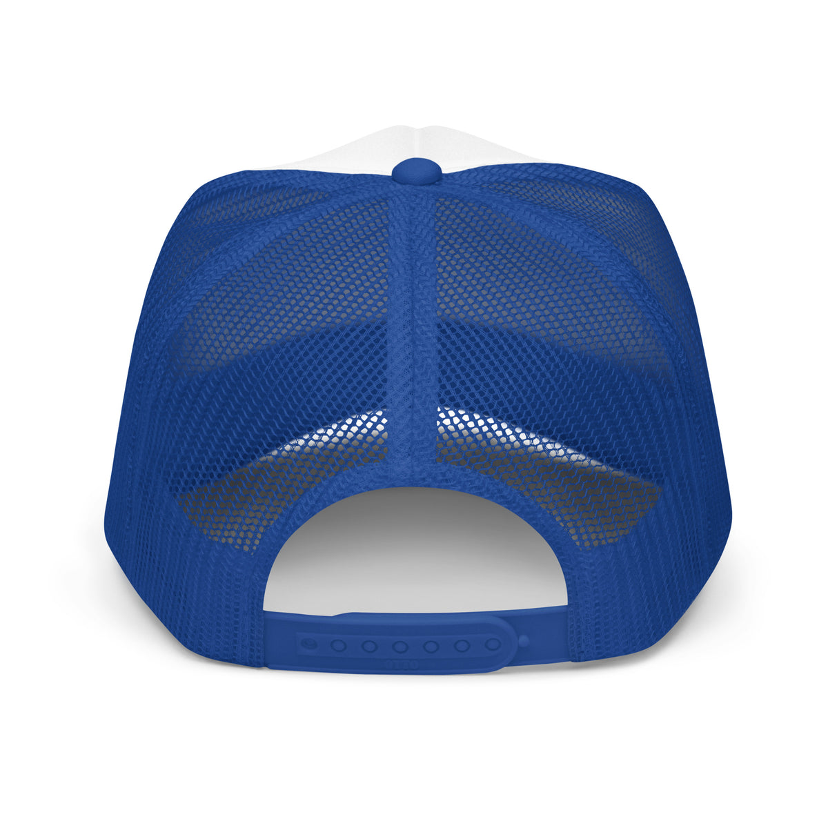 WHITE EMBROIDERED THAT' CAP Foam trucker hat