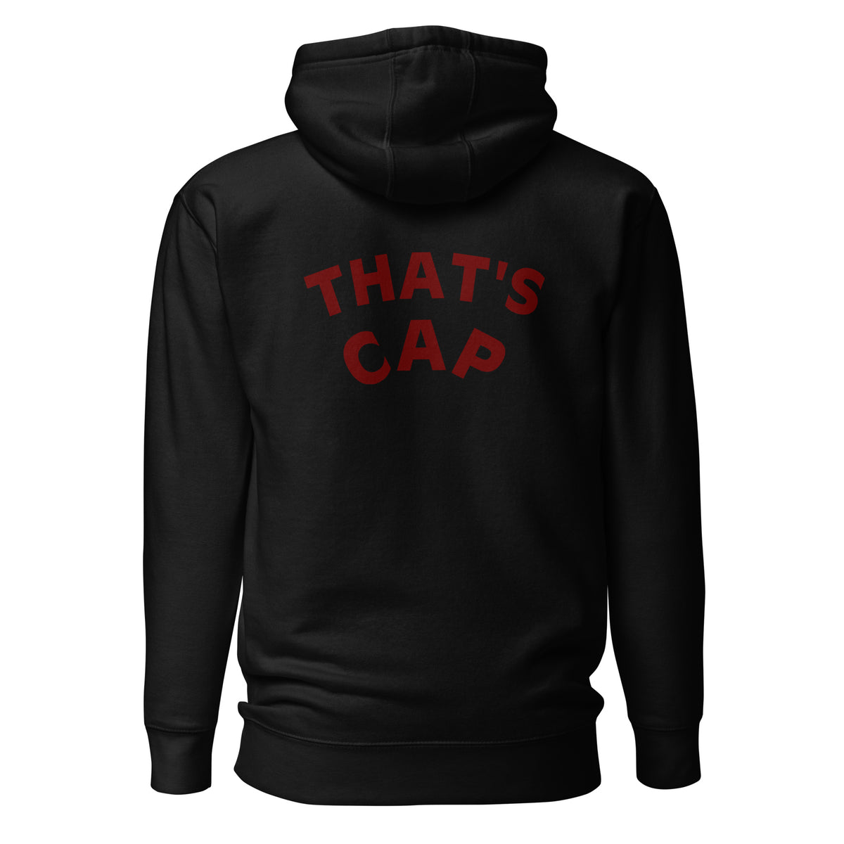 MAROON EMBROIDERED THAT'S CAP Unisex Hoodie