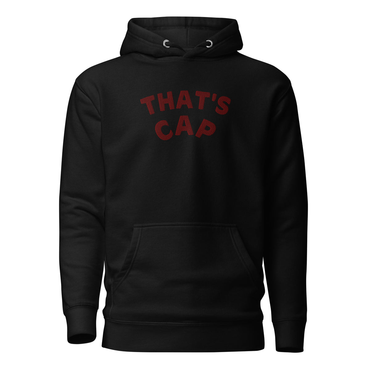 MAROON EMBROIDERED THAT'S CAP Unisex Hoodie