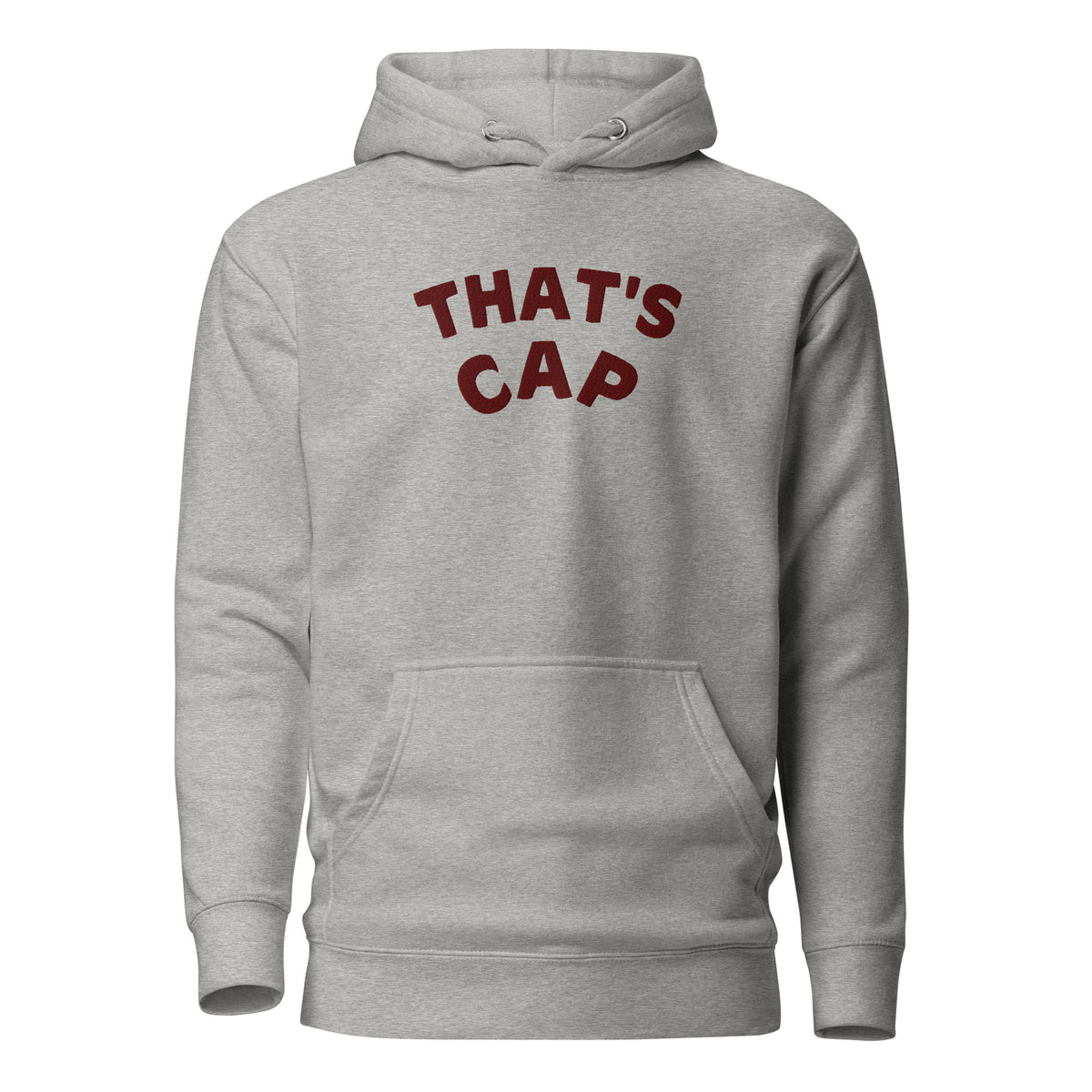 MAROON EMBROIDERED THAT'S CAP Unisex Hoodie