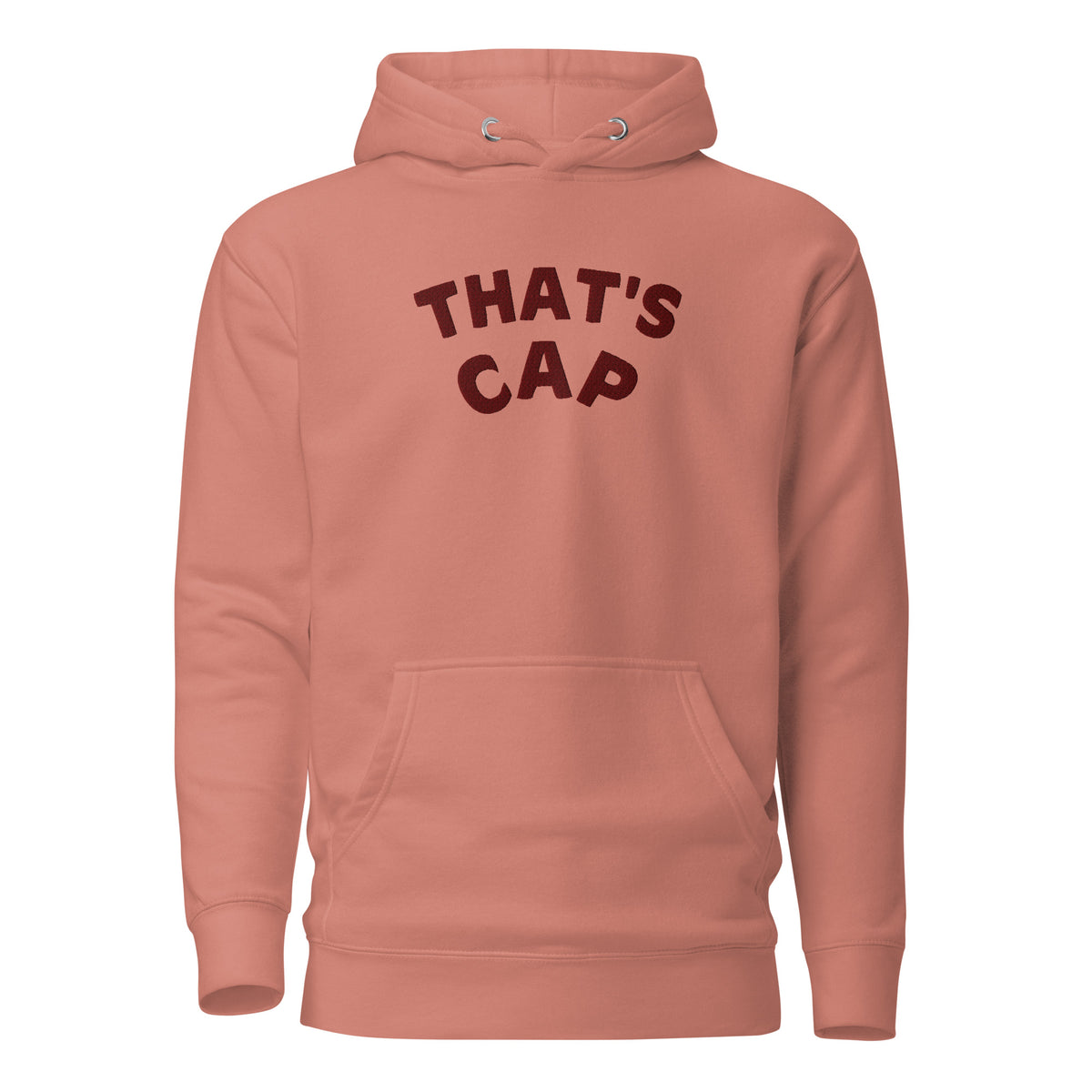 MAROON EMBROIDERED THAT'S CAP Unisex Hoodie