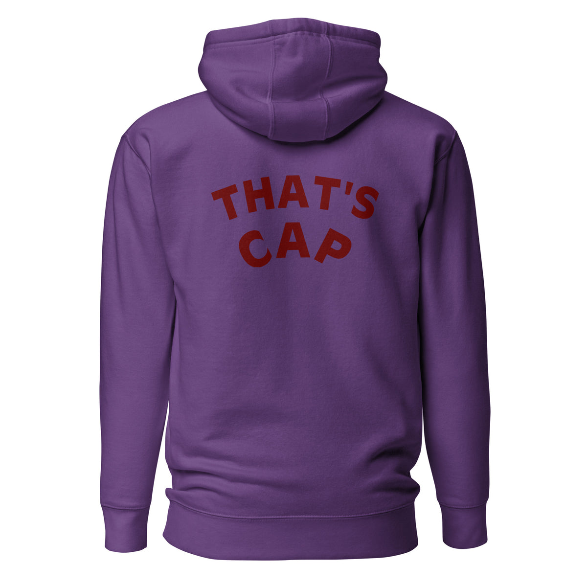 MAROON EMBROIDERED THAT'S CAP Unisex Hoodie