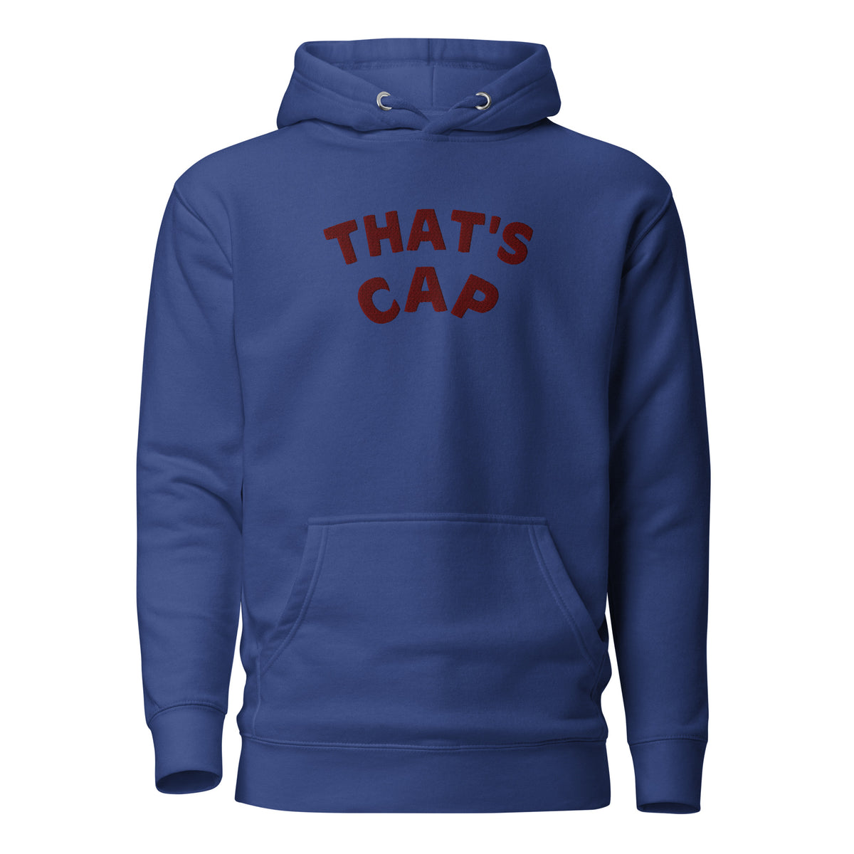 MAROON EMBROIDERED THAT'S CAP Unisex Hoodie