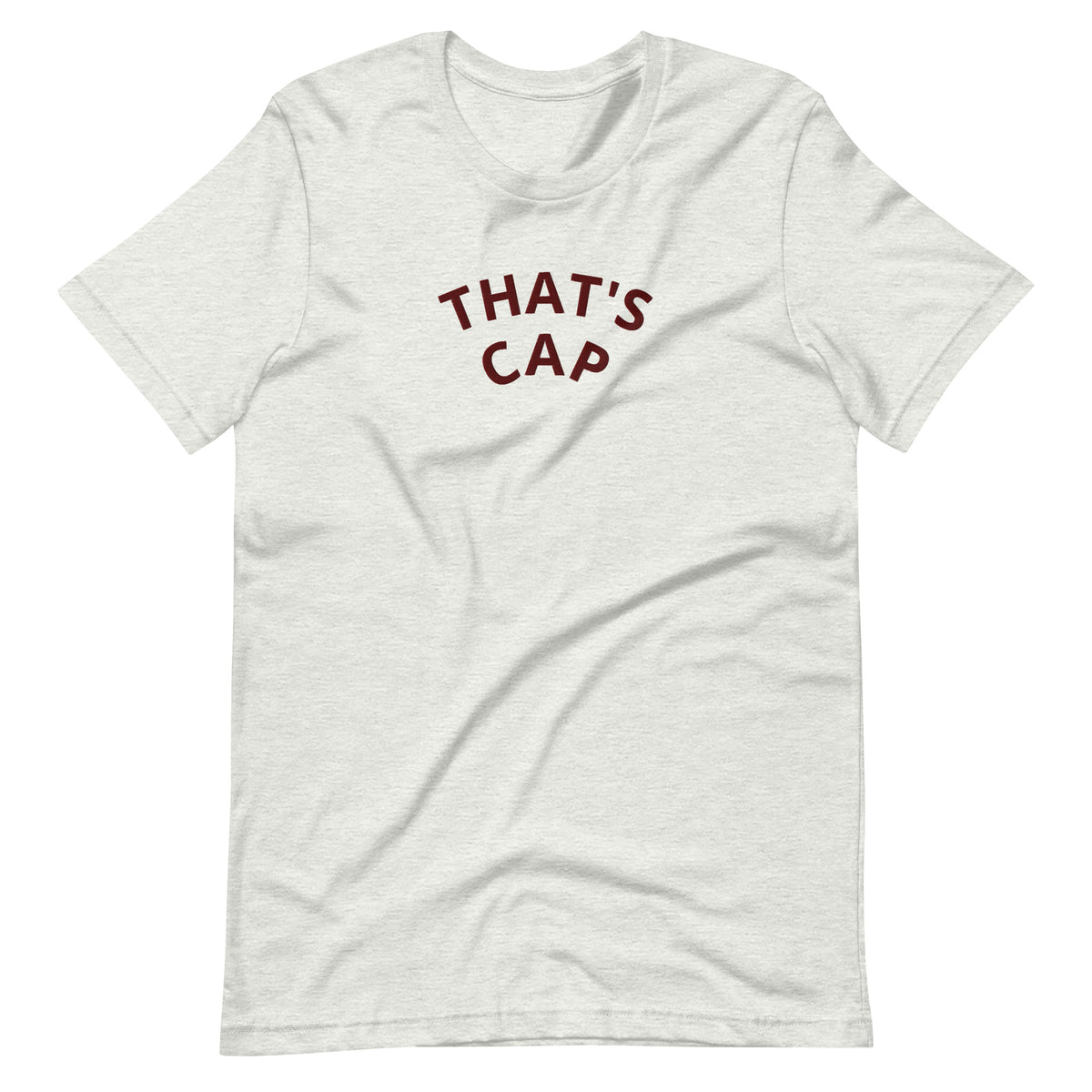 MAROON EMBROIDERED THAT'S CAP Unisex t-shirt