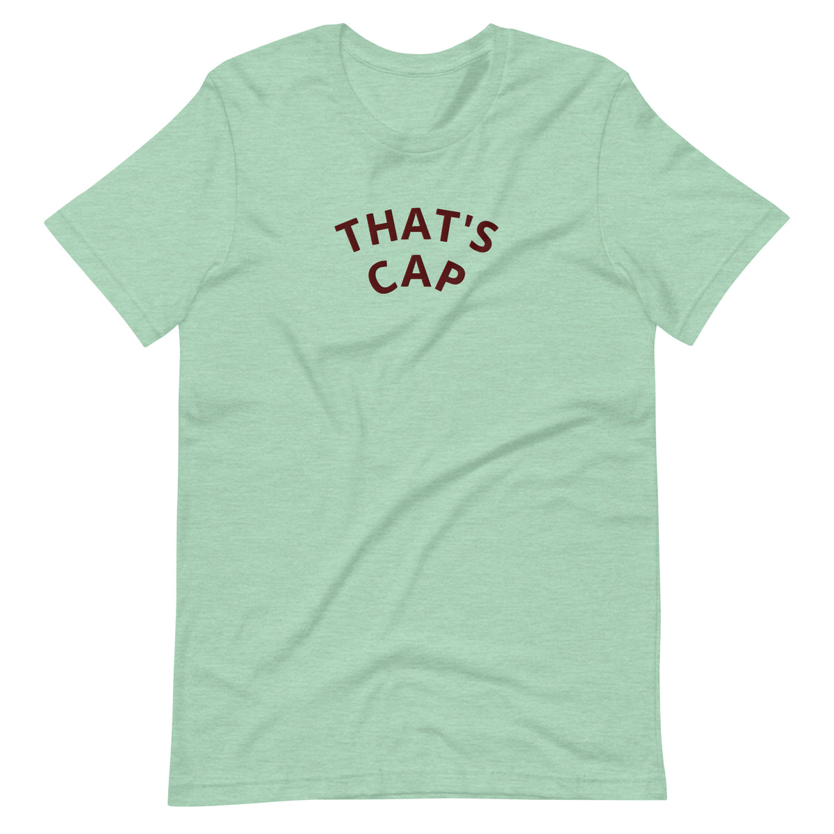 MAROON EMBROIDERED THAT'S CAP Unisex t-shirt