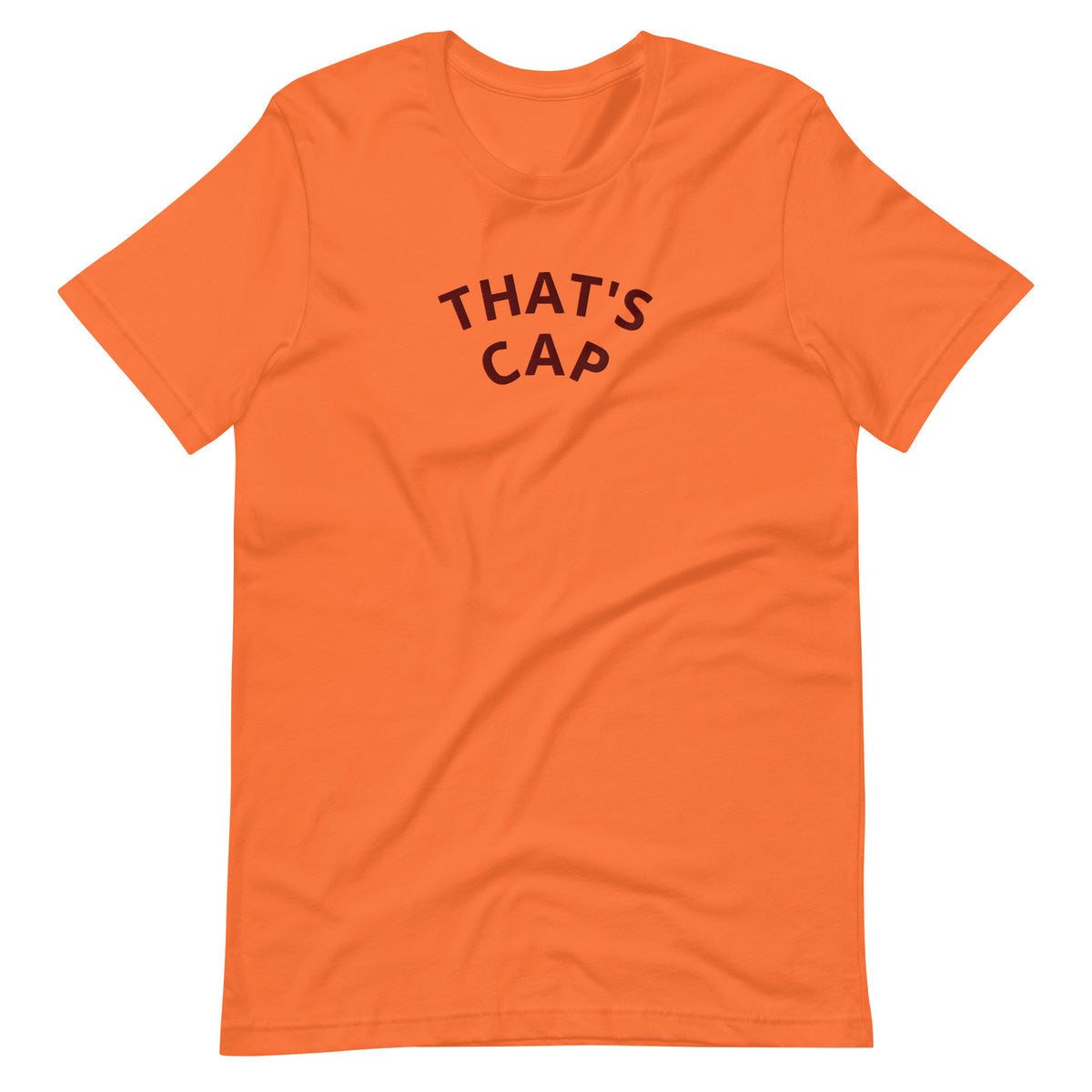 MAROON EMBROIDERED THAT'S CAP Unisex t-shirt