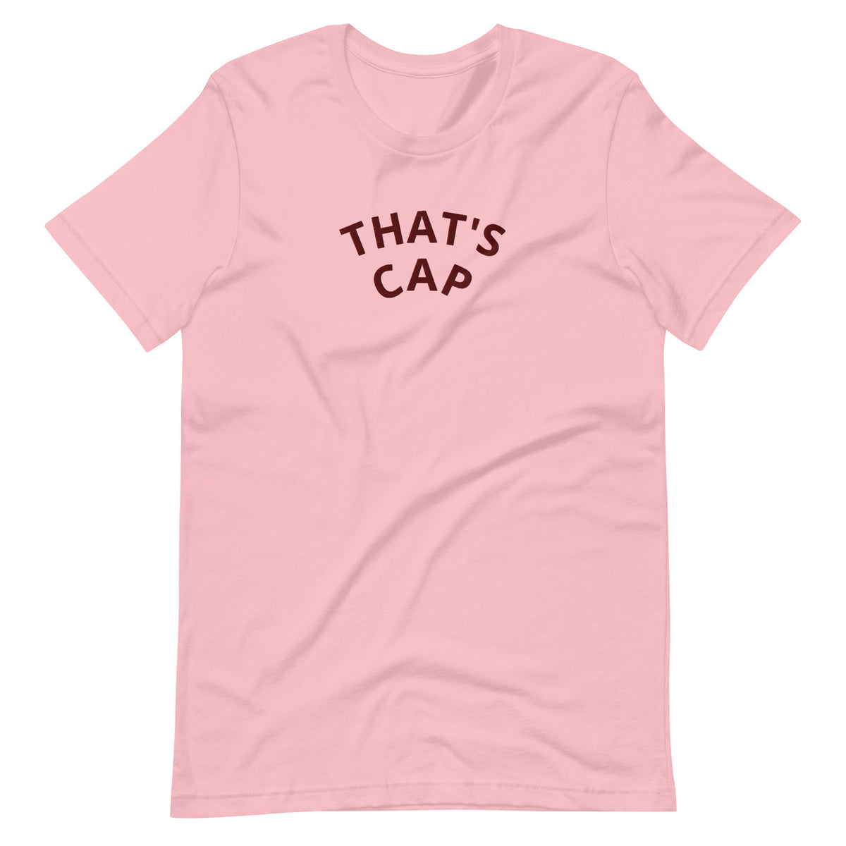 MAROON EMBROIDERED THAT'S CAP Unisex t-shirt