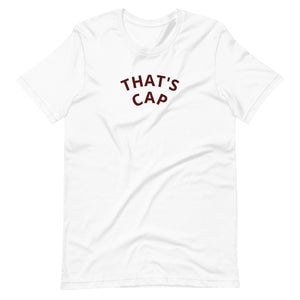 MAROON EMBROIDERED THAT'S CAP Unisex t-shirt