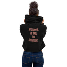 WORDS ARE SPELLS SO TALK TO ME NICE Crop Hoodie