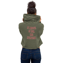 WORDS ARE SPELLS SO TALK TO ME NICE Crop Hoodie