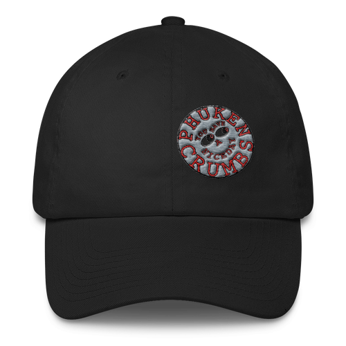 PHUKEN CRUMBS DAD HAT grey red blk Cotton Cap