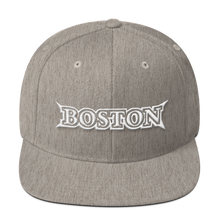 BOSTON white Wool Blend Snapback